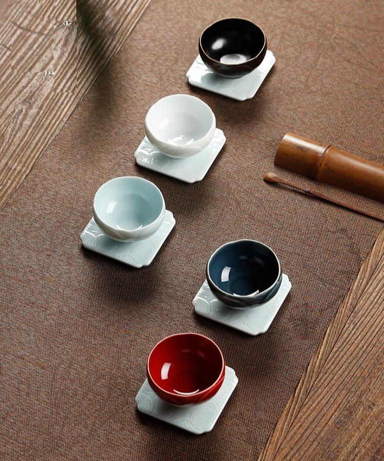 Ceramic Lotus Flower Chinese Tea Cup/Japanese Sake/Esproess/Coffee Cup - TPotsOriental