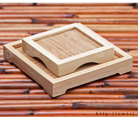 Bamboo Coster for Teacup/Accessory Tea or Drink Coaster/Oriental Coaster/Table Mat - TPotsOriental