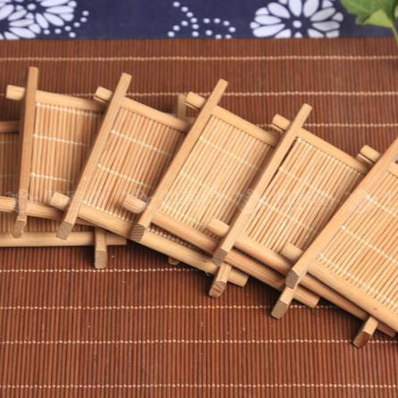 Bamboo Coster for Teacup/Accessory Tea or Drink Coaster/Oriental Coaster/Table Mat - TPotsOriental