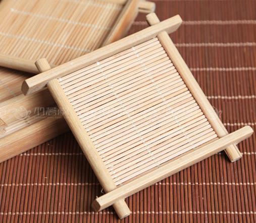Bamboo Coster for Teacup/Accessory Tea or Drink Coaster/Oriental Coaster/Table Mat - TPotsOriental