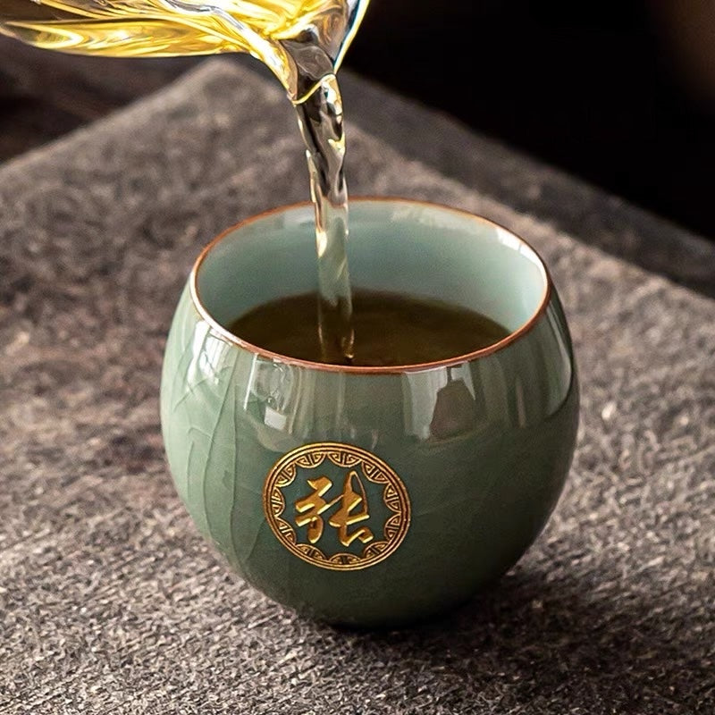 Customized Laser Engraving Oriental Tea Cups for Corporate/Wedding/Event Gift - 5 Classic Colours - TPotsOriental