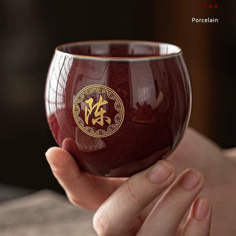 Customized Laser Engraving Oriental Tea Cups for Corporate/Wedding/Event Gift - 5 Classic Colours - TPotsOriental
