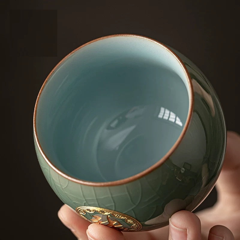 Customized Laser Engraving Oriental Tea Cups for Corporate/Wedding/Event Gift - 5 Classic Colours - TPotsOriental