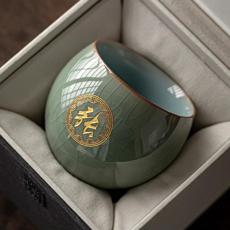 Customized Laser Engraving Oriental Tea Cups for Corporate/Wedding/Event Gift - 5 Classic Colours - TPotsOriental