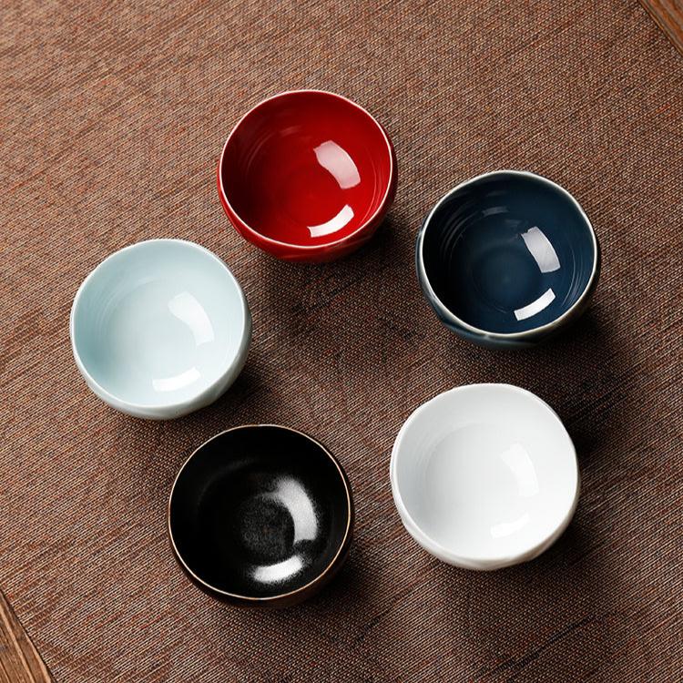 Ceramic Lotus Flower Chinese Tea Cup/Japanese Sake/Esproess/Coffee Cup - TPotsOriental