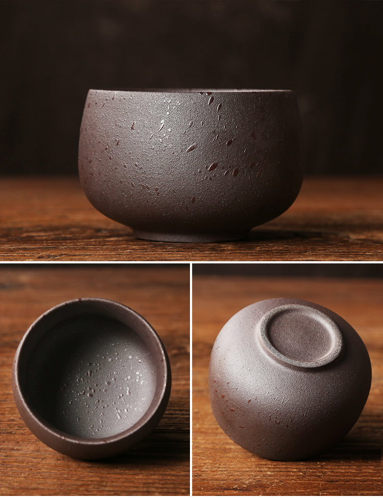 Earthware Pottery Chinese Tea Cup Gift Set/ 5 Element of Nature-Crockery Earth Ware