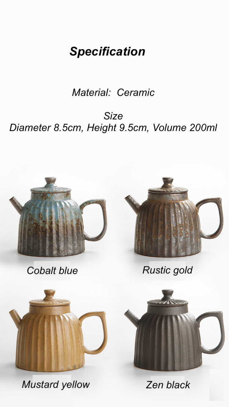 Japanese Styled Variable Glazed Clay Ceramic Chinese Kungfu/Oriental Tea Pot