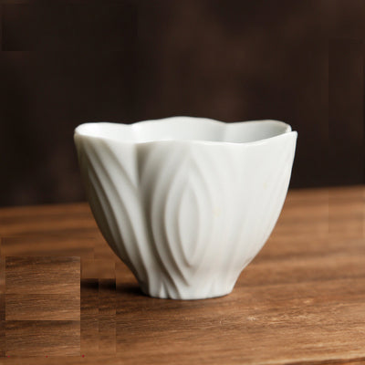 Tazze da tè cinesi in stile orientale con fiori di prugna per tisane/espresso/caffè 