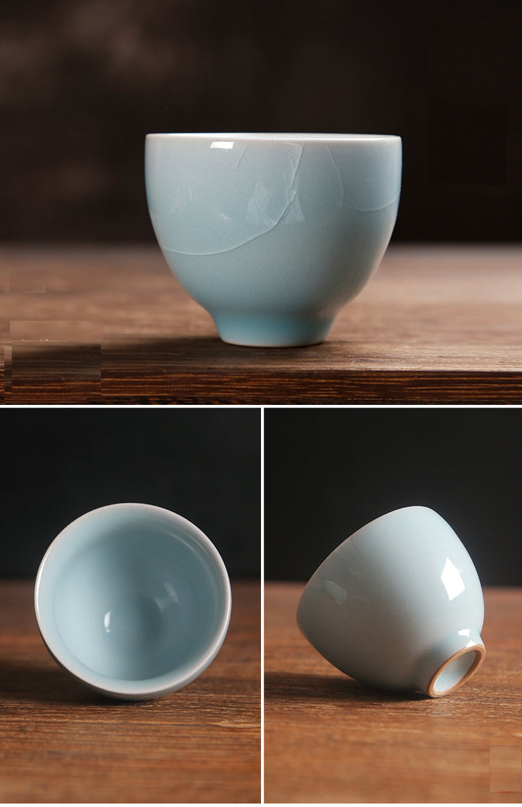 Antique-style Chinese Ceramic Tea Cup Set/Japanese sake cup set/Jingdezhen Ware Type A