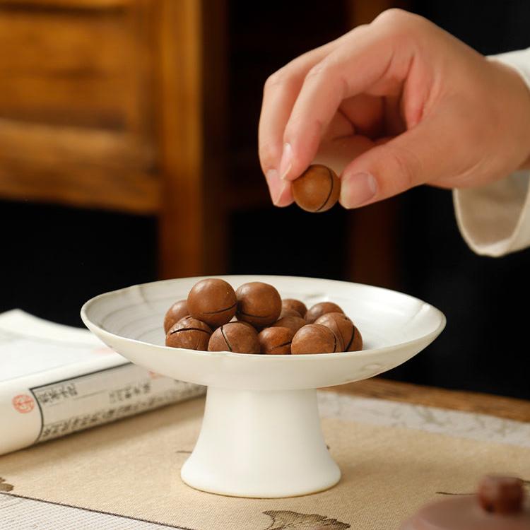 Classic Styled Ceramic Tea Snack Plate/Display Tray/Snack Stool/Fruit Bowl