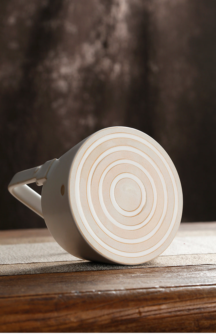 Minimalism Fusion Style White Clay Ceramic Teapot